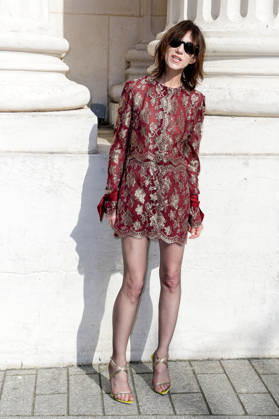 Charlotte Gainsbourg arrives at the second Saint Laurent Ready-to-Wear Men’s Spring Summer 2027 fashion show during Paris Fashion Week at the Bourse de Commerce Pinault Collection in Paris, France, on June 23, 2026. Olivier Borde, Bestimage. Celebrities await the Saint Laurent Men’s Spring Summer 2027 show as part of Paris Fashion Week on June 23, 2026, in Paris, France. Paris, France,detected_source_language  Copyright: xOLIVIERxBORDEx xBESTIMAGExOLIVIERxBORDEx xBESTIMAGEx