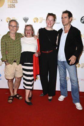 Dani Levy, Susanne Petersen, Rike Link und Tom Tykwer bei der 68. Verleihung vom Ernst-Lubitsch-Preis 2026 im Kino Babylon. Berlin, 23.06.2026