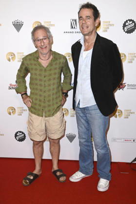 Dani Levy und Tom Tykwer bei der 68. Verleihung vom Ernst-Lubitsch-Preis 2026 im Kino Babylon. Berlin, 23.06.2026