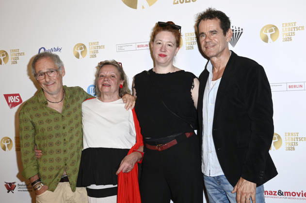 Entertainment Bilder des Tages Dani Levy, Susanne Petersen, Rike Link und Tom Tykwer bei der 68. Verleihung vom Ernst-Lubitsch-Preis 2026 im Kino Babylon. Berlin, 23.06.2026