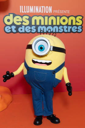 Minions And Monsters Paris Film Premiere NB A Minion attends Minions And Monsters Des Minions et des Monstres Paris Film Premiere at Le Grand REX on June 23, 2026 in Paris, France. Photo by Nasser Berzane ABACAPRESS.COM Paris France  Copyright: xBerzanexNasser ABACAx