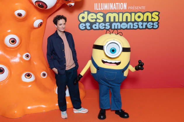 Minions And Monsters Paris Film Premiere NB David Marsais attends Minions And Monsters Des Minions et des Monstres Paris Film Premiere at Le Grand REX on June 23, 2026 in Paris, France. Photo by Nasser Berzane ABACAPRESS.COM Paris France  Copyright: xBerzanexNasser ABACAx