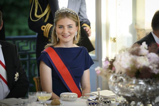 State Visit of the Emperor and the Empress of Japan to Belgium BRUSSELS, BELGIUM - JUNE 23 : Princess Elisabeth pictured during the State Banquet at Laeken Castle during the State Visit of the Emperor and Empress of Japan to Belgium, on June 23, 2026 in Brussels, Belgium, 23 06 2026 Brussels Belgium  Copyright: xPhilipxReynaersx