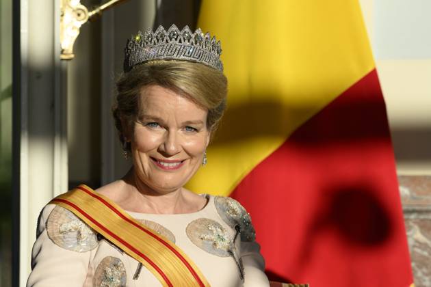 State Visit of the Emperor and the Empress of Japan to Belgium BRUSSELS, BELGIUM - JUNE 23 : Queen Mathilde of Belgium pictured during the State Banquet at Laeken Castle during the State Visit of the Emperor and Empress of Japan to Belgium, on June 23, 2026 in Brussels, Belgium, 23 06 2026 Brussels Belgium  Copyright: xPhilipxReynaersx