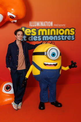 Minions Monsters premiere at the Grand Rex theater; celebrities arrive on the red carpet; David Marsais and a Minion; 457577; June 23, 2026,detected_source_language  Copyright: xSebastienxFremontx xStarfacex STAR_457577_071