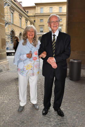 Wera Klaus und Wilfried Klaus beim 25. Friedenspreis des Deutschen Films - Die Bruecke im Cuvillies Theater am 23.06.2026 in Muenchen Wera Klaus and Wilfried Klaus attend the 25th German Film Peace Prize Die Bruecke at the CuvilliÃ s Theatre on June 23, 2026 in in Munich, Germany Die Bruecke Friedenspreis in Muenchen