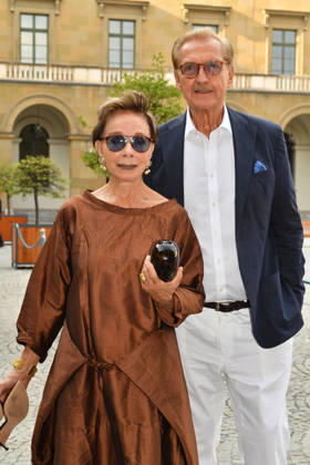 Monika Pietsch und Sven Hansen Hoechstaedt beim 25. Friedenspreis des Deutschen Films - Die Bruecke im Cuvillies Theater am 23.06.2026 in Muenchen Monika Pietsch and Sven Hansen Hoechstaedt attend the 25th German Film Peace Prize Die Bruecke at the CuvilliÃ s Theatre on June 23, 2026 in in Munich, Germany Die Bruecke Friedenspreis in Muenchen