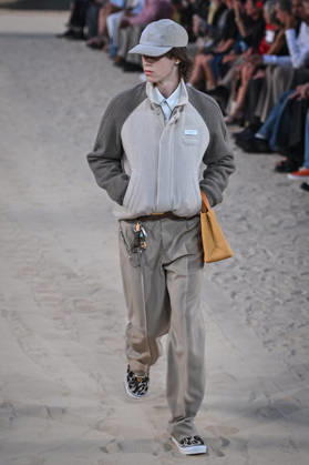 PFW - Louis Vuitton Runway in Paris FA A model walks the runway the Spring Summer 2027 collection by US designer Pharrell Williams for Louis Vuitton during the Paris Fashion Week, on June 23, 2026. Photo by Firas Abdullah ABACAPRESS.COM Paris Ile-de-France France  Copyright: xAbdullahxFiras ABACAx