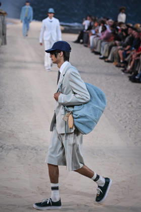 PFW - Louis Vuitton Runway in Paris FA A model walks the runway the Spring Summer 2027 collection by US designer Pharrell Williams for Louis Vuitton during the Paris Fashion Week, on June 23, 2026. Photo by Firas Abdullah ABACAPRESS.COM Paris Ile-de-France France  Copyright: xAbdullahxFiras ABACAx