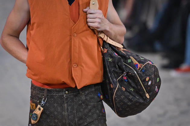 PFW - Louis Vuitton Runway in Paris FA A model walks the runway the Spring Summer 2027 collection by US designer Pharrell Williams for Louis Vuitton during the Paris Fashion Week, on June 23, 2026. Photo by Firas Abdullah ABACAPRESS.COM Paris Ile-de-France France  Copyright: xAbdullahxFiras ABACAx