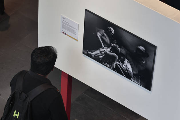 June 23, 2026, Mexico City, State Of Mexico, Mexico: The Franz Mayer Museum is once again hosting the World Press Photo 2026 exhibition, showcasing 144 of the best photojournalistic and documentary photographs from around the world. Mexican photographer CESAR RODRIGUEZ, who won the Long-Term Projects category with his series Mexico, a Changing Climate, was present at the event. His series addresses climate change, specifically the water situation in different regions of the country. World Press Photo is celebrating its 70th anniversary, and to commemorate this milestone, the exhibition The Archive is also on display. This exhibition features photographs that have won this award and are considered the most representative of each era - ZUMAp204 20260623_zip_p204_025 Copyright: xJosuexPerezx
