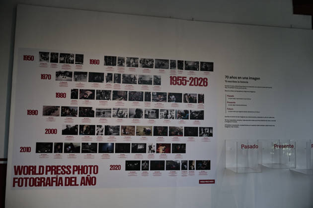 June 23, 2026, Mexico City, State Of Mexico, Mexico: The Franz Mayer Museum is once again hosting the World Press Photo 2026 exhibition, showcasing 144 of the best photojournalistic and documentary photographs from around the world. Mexican photographer CESAR RODRIGUEZ, who won the Long-Term Projects category with his series Mexico, a Changing Climate, was present at the event. His series addresses climate change, specifically the water situation in different regions of the country. World Press Photo is celebrating its 70th anniversary, and to commemorate this milestone, the exhibition The Archive is also on display. This exhibition features photographs that have won this award and are considered the most representative of each era - ZUMAp204 20260623_zip_p204_039 Copyright: xJosuexPerezx