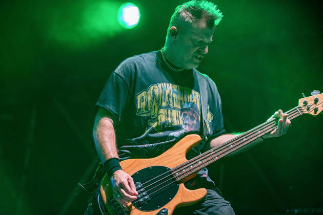 Three days grace live at Sequoie Muisic Park in Bologna, Italy - 23 Jun 2026 Three Days Grace bassist Brad Walst sets the pace on stage at Sequoie Music Park. The famous Canadian alternative rock band returned to Italy for a single, highly anticipated, sold-out summer date, which saw longtime frontman Adam Gontier perform on stage again alongside Matt Walst. Bologna Italy Copyright: xCarloxVerganix xSOPAxImagesx TDG26(2)