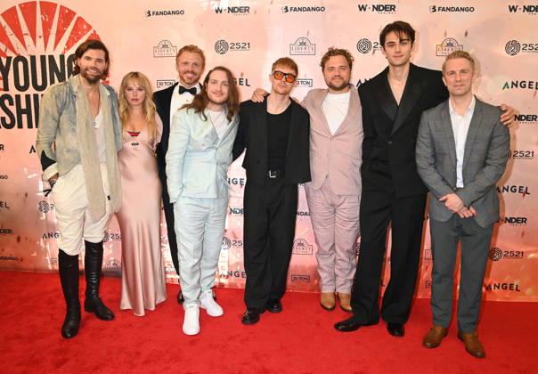 ˜Young Washington™ Nashville Premiere Joel Smallbone, Mia Rodgers, John Foss, Fearghal Geraghty, Angus Castle-Doughty, Leo Hanna, William Franklyn-Miller and Michael Benz arriving at the Young Washington Nashville premiere held at The Fisher Center for the Performing Arts on June 23, 2026 in Nashville, TN. Nashville The Fisher Center for the Performing Arts Tennessee USA Copyright: xTammiexArroyo AFF-USA.comx