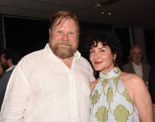 Michael A. Grimm Schauspieler Marisa Burger Schauspielerin Muenchen 23.06.2026 Empfang im Hotel Bayerischer Hof Bernhard Wicki Preisverleihung Foto Muenchen