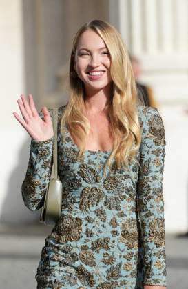 Lila Moss at the Saint Laurent Mens Spring Summer 2027 fashion show at the Bourse du Commerce in Paris on June 23, 2026. Anne Sophie Guebey, Bestimage. Celebrities at the Saint Laurent Mens Spring Summer 2027 fashion show at the Bourse du Commerce in Paris on June 23, 2026, Paris, France,detected_source_language  Copyright: xAnne-SophiexGuebeyx xBestimagexAnne-SophiexGuebeyx xBestimagex