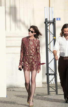 Charlotte Gainsbourg at the Saint Laurent Mens Spring Summer 2027 fashion show at the Bourse du Commerce in Paris on June 23, 2026. Anne Sophie Guebey, Bestimage. Celebrities at the Saint Laurent Mens Spring Summer 2027 fashion show at the Bourse du Commerce in Paris on June 23, 2026, Paris, France,detected_source_language  Copyright: xAnne-SophiexGuebeyx xBestimagexAnne-SophiexGuebeyx xBestimagex