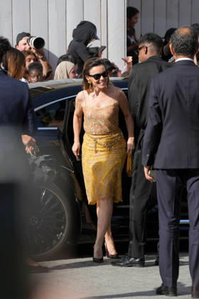 Élodie Bouchez at the Saint Laurent Mens Spring Summer 2027 fashion show at the Bourse du Commerce in Paris on June 23, 2026. Anne Sophie Guebey, Bestimage. Celebrities at the Saint Laurent Mens Spring Summer 2027 fashion show at the Bourse du Commerce in Paris on June 23, 2026, Paris, France,detected_source_language  Copyright: xAnne-SophiexGuebeyx xBestimagexAnne-SophiexGuebeyx xBestimagex
