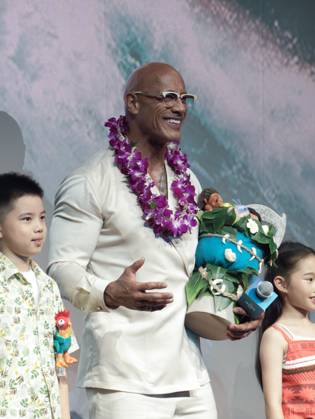SHANGHAI, CHINA - JUNE 23: Dwayne Johnson, American actor and professional wrestler, attends a special press event for his live-action Moana movie at The Walt Disney Grand Theatre in Shanghai Disney Resort on June 23, 2026 in Shanghai, China.  Copyright: xVCGx 111650114510