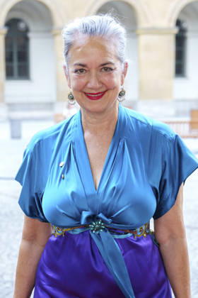 Irina Wanka bei der Verleihung vom 25. Friedenspreis des Deutschen Films - Die Brücke 2026 im CuvilliÃ s-Theater. München, 23.06.2026