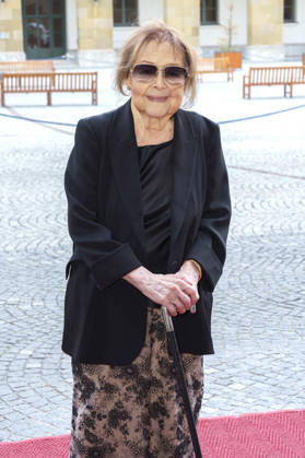 Elisabeth Endriss bei der Verleihung vom 25. Friedenspreis des Deutschen Films - Die Brücke 2026 im CuvilliÃ s-Theater. München, 23.06.2026
