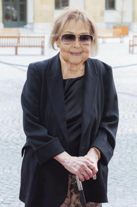 Elisabeth Endriss bei der Verleihung vom 25. Friedenspreis des Deutschen Films - Die Brücke 2026 im CuvilliÃ s-Theater. München, 23.06.2026