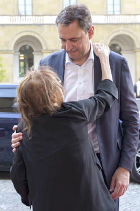 Elisabeth Endriss und Georg Eisenreich bei der Verleihung vom 25. Friedenspreis des Deutschen Films - Die Brücke 2026 im CuvilliÃ s-Theater. München, 23.06.2026
