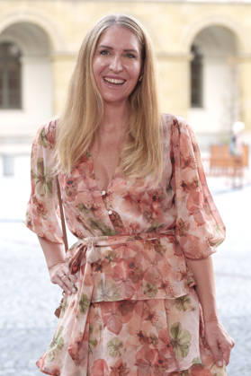 Anja Gräfin von Keyserlingk bei der Verleihung vom 25. Friedenspreis des Deutschen Films - Die Brücke 2026 im CuvilliÃ s-Theater. München, 23.06.2026