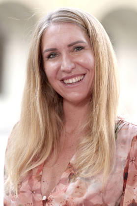 Anja Gräfin von Keyserlingk bei der Verleihung vom 25. Friedenspreis des Deutschen Films - Die Brücke 2026 im CuvilliÃ s-Theater. München, 23.06.2026