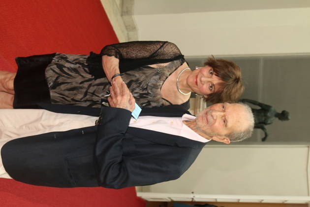 Salome Kammer und Edgar Reitz bei der 25. Verleihung des Friedenspreises des Deutschen Films Die Brücke im Cuvillies Theater. München, 23.06.2026 Copyright: xAgenturxMatthiasxWehnertx xM.xGränzdörferx