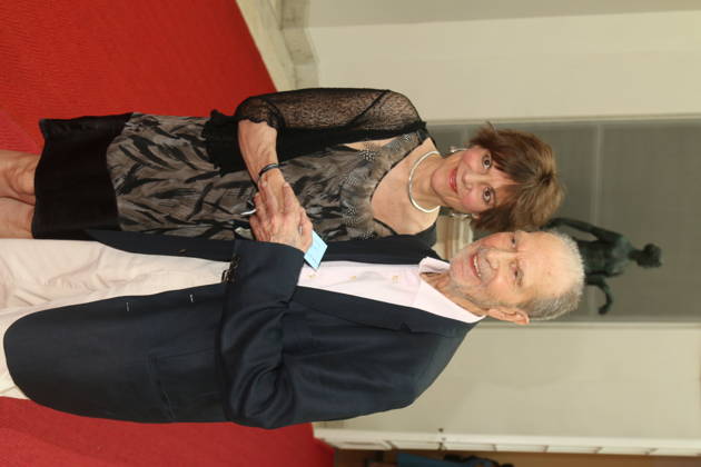 Salome Kammer und Edgar Reitz bei der 25. Verleihung des Friedenspreises des Deutschen Films Die Brücke im Cuvillies Theater. München, 23.06.2026 Copyright: xAgenturxMatthiasxWehnertx xM.xGränzdörferx