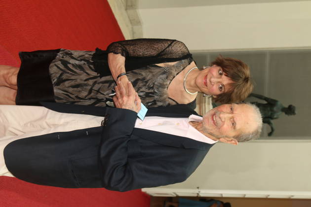 Salome Kammer und Edgar Reitz bei der 25. Verleihung des Friedenspreises des Deutschen Films Die Brücke im Cuvillies Theater. München, 23.06.2026 Copyright: xAgenturxMatthiasxWehnertx xM.xGränzdörferx