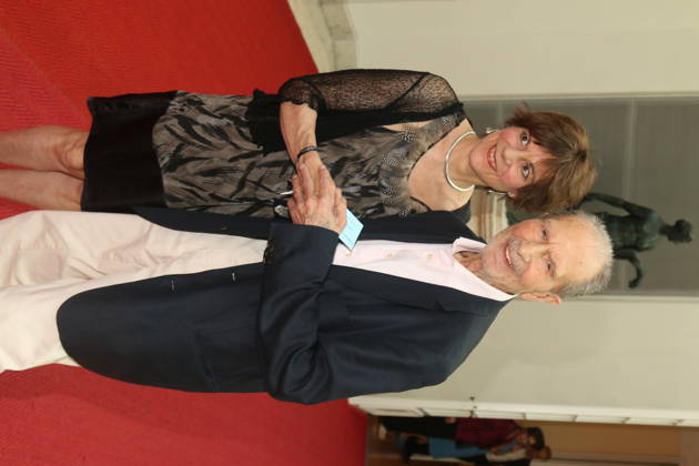 Salome Kammer und Edgar Reitz bei der 25. Verleihung des Friedenspreises des Deutschen Films Die Brücke im Cuvillies Theater. München, 23.06.2026 Copyright: xAgenturxMatthiasxWehnertx xM.xGränzdörferx