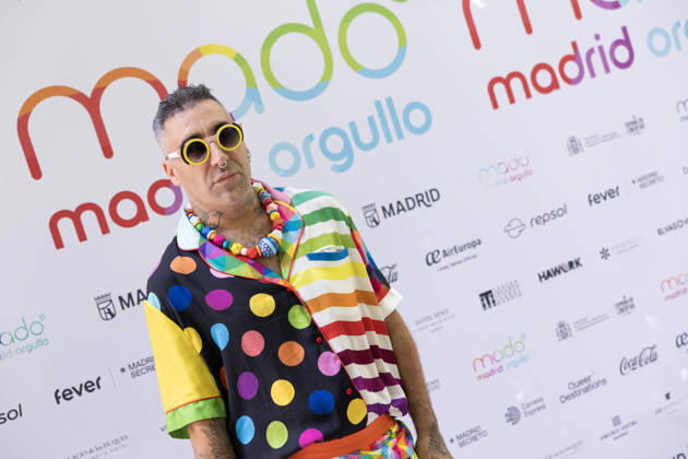 Presentation of the Official MADO 2026 Program Artist Okuda during the official presentation of the MADO 2026 program at the Thyssen-Bornemisza National Museum on June 24, 2026, in Madrid, Spain. The full lineup of stages, free concerts, guest artists, and cultural activities that will mark this year’s LGBTIQ Pride festivities has been officially unveiled. JUNE 24, 2026 Jesús Hellí Madrid, Madrid, Spain,detected_source_language Copyright: xJesusxHellinx 7619187