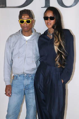 Pharrell Williams and Helen Lasichanh at the Dior Homme Spring Summer 2027 Fashion Show Photocall as part of Paris Fashion Week, France, June 24, 2026 Bertrand Rindoff Bestimage Dior Menswear Spring Summer 2027 show as part of Paris Fashion Week on June 24, 2026 in Paris, France,detected_source_language  Copyright: xBERTRANDxRINDOFFxPETROFFx xBESTIMAGExBERTRANDxRINDOFFxPETROFFx xBESTIMAGEx