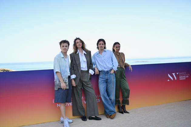 4th Nouvelles Vagues International Biarritz Film Festival Day Two FC Félix Lefebvre, Maddie Kulicka, Abraham Wapler and Raîka Hazanavicius attend the Microstar photocall during Day Two Of the 4th Nouvelles Vagues International Biarritz Film Festival on June 24, 2026 in Biarritz, France. Photo by Franck Castel ABACAPRESS.COM Biarritz France  Copyright: xCastelxFranck ABACAx