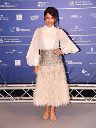 IPA86016828 - Rome, 2026 Nastri d Argento Awards. Red Carpet. Pictured: Teresa Saponagelo  Copyright: xVincenzoxLandix xLandi Provvisionatox 86016828