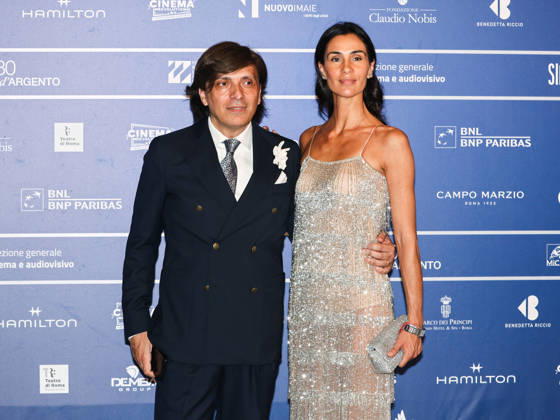 IPA86017895 - Rome, 2026 Nastri d Argento Awards. Red Carpet - Pictured: Gloria Bellicchi and Anton Giulio Grande  Copyright: xMarcoxProvvisionatox xLandi provvisionatox 86017895