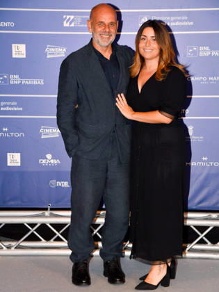IPA86018804 - Rome, 2026 Nastri d Argento Awards. Red Carpet. Pictured: Riccardo Milani, Chiara Milani  Copyright: xVincenzoxLandix xLandi Provvisionatox 86018804