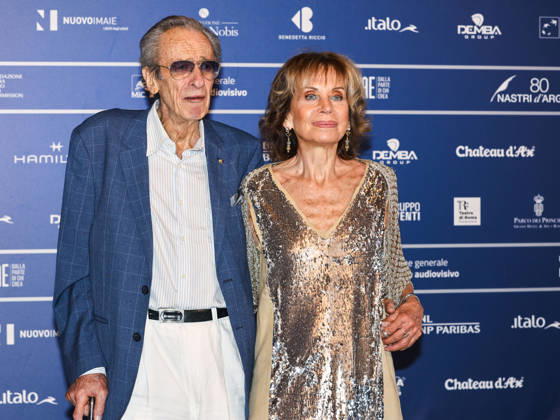 IPA86019227 - Rome, 2026 Nastri d Argento Awards. Red Carpet - Pictured: Mariano Rigillo, Anna Teresa Rossini  Copyright: xMarcoxProvvisionatox xLandi provvisionatox 86019227