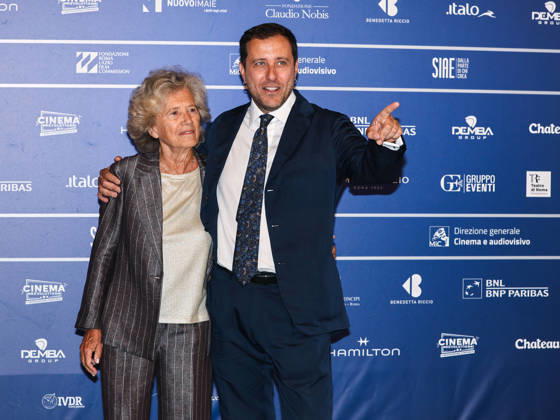 IPA86019244 - Rome, 2026 Nastri d Argento Awards. Red Carpet - Pictured: TILDE CORSI, ANDREA DE SICA  Copyright: xMarcoxProvvisionatox xLandi provvisionatox 86019244