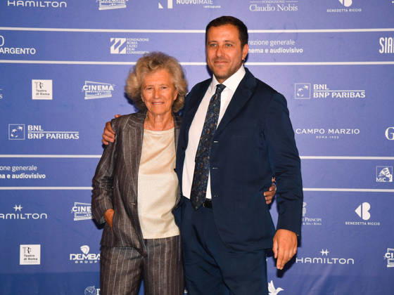 IPA86019415 - Rome, 2026 Nastri d Argento Awards. Red Carpet. Pictured: Andrea de Sica, Tilde Corsi  Copyright: xTonixServillox xLandi Provvisionatox 86019415