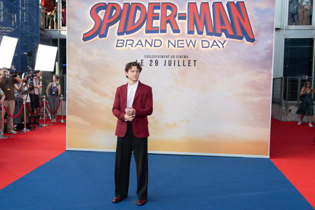 Spider-Man - Brand New Day Paris Film Premiere Tom Holland attends Spider-Man - Brand New Day Paris Film Premiere at UGC Bercy on June 24, 2026 in Paris, France. Photo by Nasser Berzane ABACAPRESS.COM Paris France  Copyright: xBerzanexNasser ABACAx