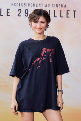 Zendaya attends the Spider-Man: Brand New Day photocall at UGC Cine Cité Bercy on June 24, 2026, in Paris, France 457612 2026 06 24  Copyright: xLionelxGuericolasx xStarfacex STAR_457612_088