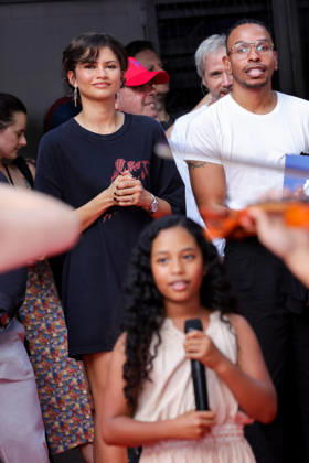 Zendaya attends the Spider-Man: Brand New Day photocall at UGC Cine Cité Bercy on June 24, 2026, in Paris, France 457612 2026 06 24  Copyright: xLionelxGuericolasx xStarfacex STAR_457612_093