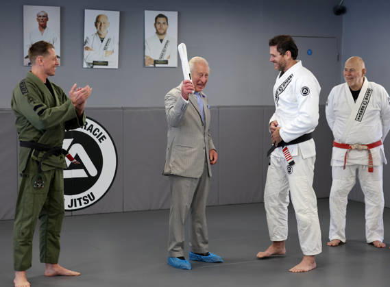 King Charles visits REORG King Charles visits REORG to hear about their work supporting military personnel, veterans and emergency service workers through Brazilian Jiu Jitsu training, in London, UK, on the 24th June 2026. Picture by Chris Jackson WPA-Pool London REORG London United Kingdom  WHA-0830
