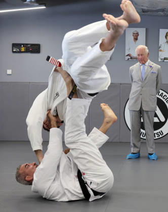 King Charles visits REORG King Charles visits REORG to hear about their work supporting military personnel, veterans and emergency service workers through Brazilian Jiu Jitsu training, in London, UK, on the 24th June 2026. Picture by Chris Jackson WPA-Pool London REORG London United Kingdom  WHA-0830