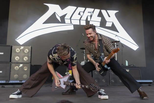 McFly perform at Halifax Piece Hall Tom Fletcher and Danny Jones of McFly performs at Piece Hall, Halifax, 24th June 2026, Credit:Mike Gray MIKE GRAY - B4227 Avalon  Copyright: xMikexGrayx xMIKExGRAYx-xB4227x xAvalonx 1112281105
