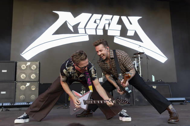 McFly perform at Halifax Piece Hall Tom Fletcher and Danny Jones of McFly performs at Piece Hall, Halifax, 24th June 2026, Credit:Mike Gray MIKE GRAY - B4227 Avalon  Copyright: xMikexGrayx xMIKExGRAYx-xB4227x xAvalonx 1112281113
