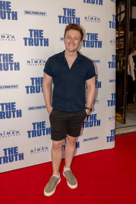 Rivals actor, Jonny Weldon poses on the red carpet of the West End Comedy, The Truth. Apollo Theatre, London. 24 June 2026 The Truth stars Tony Award-nominated Stephen Mangan (BBC 1 The Split; BBC 2 Episodes ) returning to the London stage, alongside comedy icon Ardal O™Hanlon (Channel 4, Father Ted; Netflix, How To Get To Heaven From Belfast), Sarah Hadland (BBC 1, Miranda; Strictly Come Dancing; ITV, The Job Lot) and double Olivier Award-winner Janie Dee four of the UK and Ireland™s most beloved stage and screen performers bringing their formidable comic talents to this sophisticated and fast-paced comedy., Credit:JAMES COOK Avalon Copyright: xJAMESxCOOKx xAvalonx 1112277586